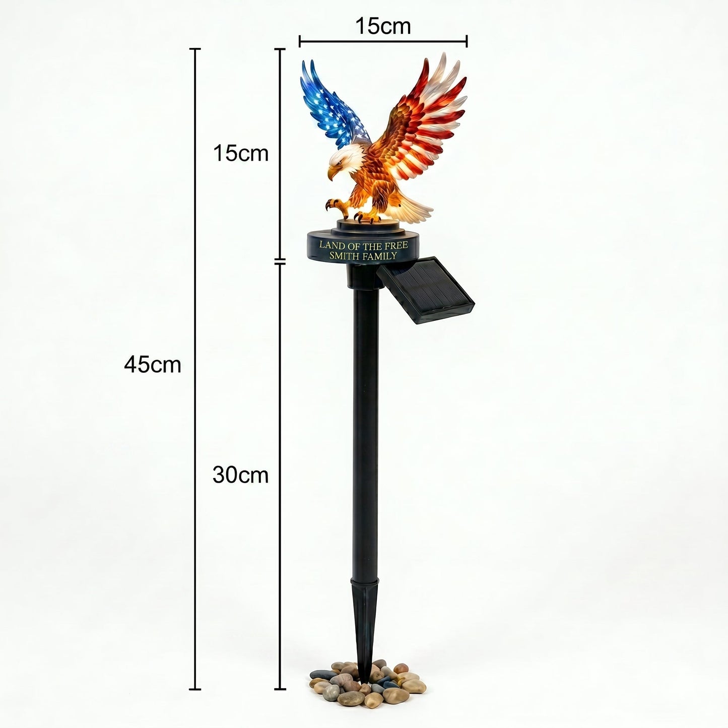 π¦
Personalized Solar Eagle Garden Light