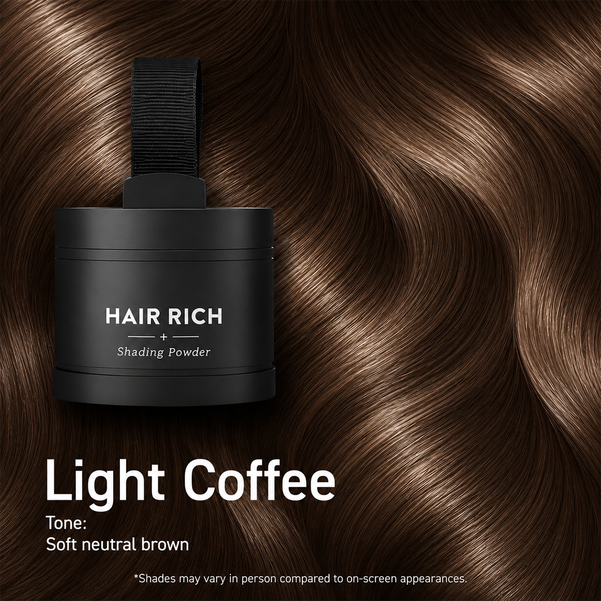 Men’s Hairline Powder for Root Touch Up & Volumizing Hair