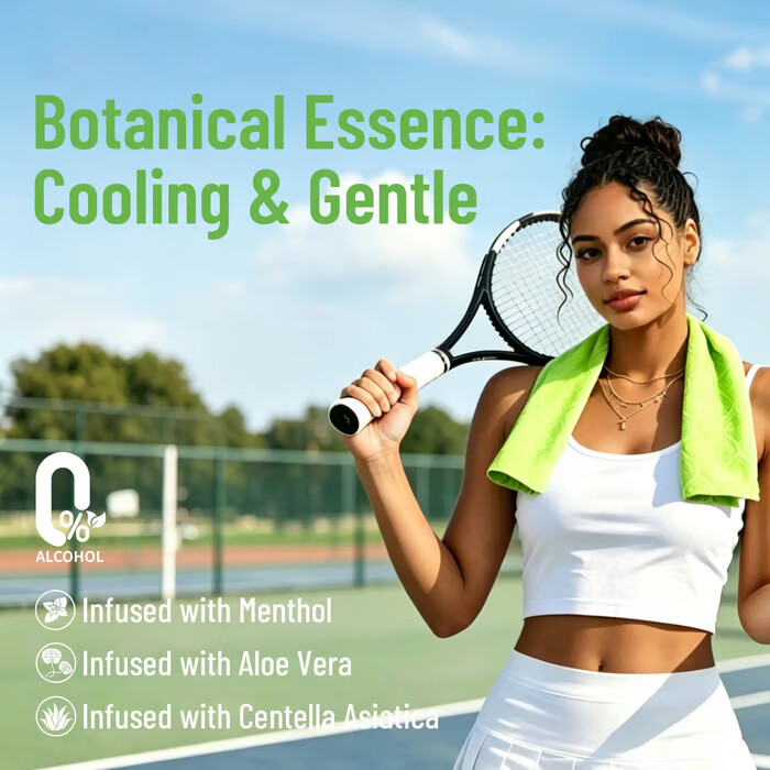 Menthol Cooling Towels & XL Cooling Wipes for Outdoor Summer Use