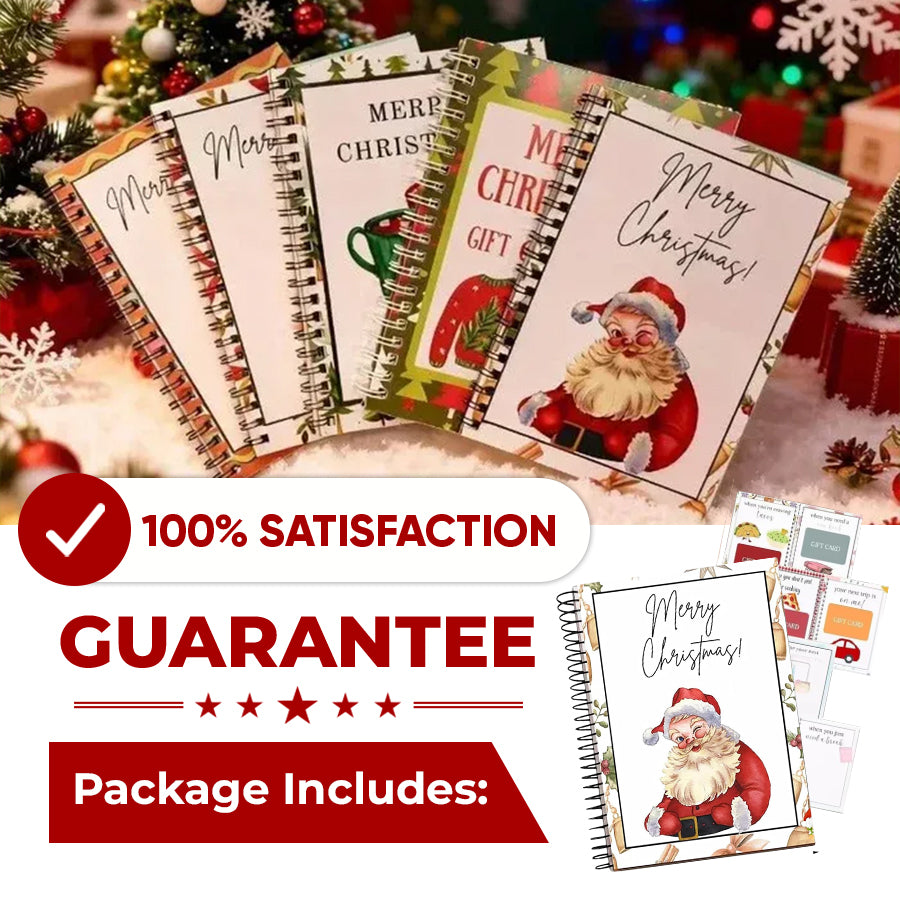 Christmas Gift Card Book