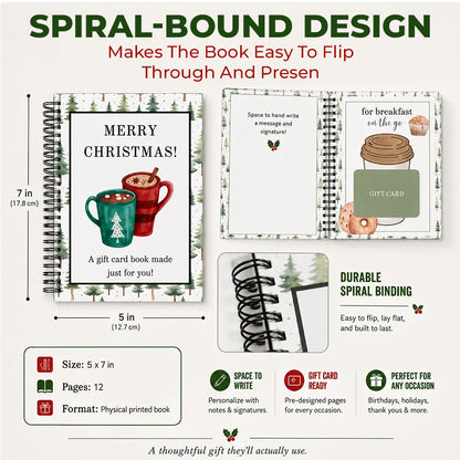 Christmas Gift Card Book