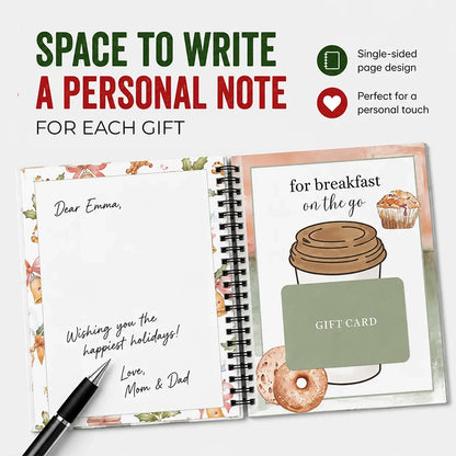 Christmas Gift Card Book