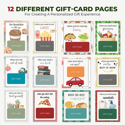 Christmas Gift Card Book