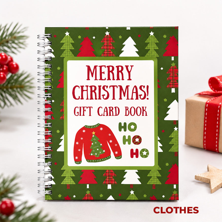 Christmas Gift Card Book