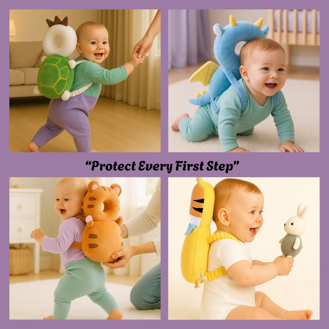 Baby Head Protector Backpack for Crawling & Walking