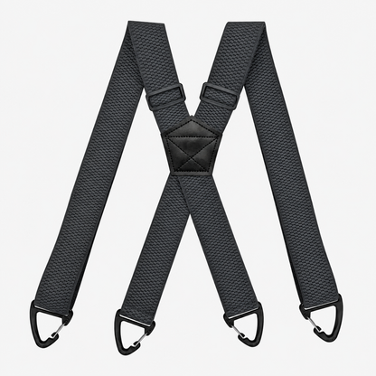 Men's X-Back Suspenders with Hook Clips
