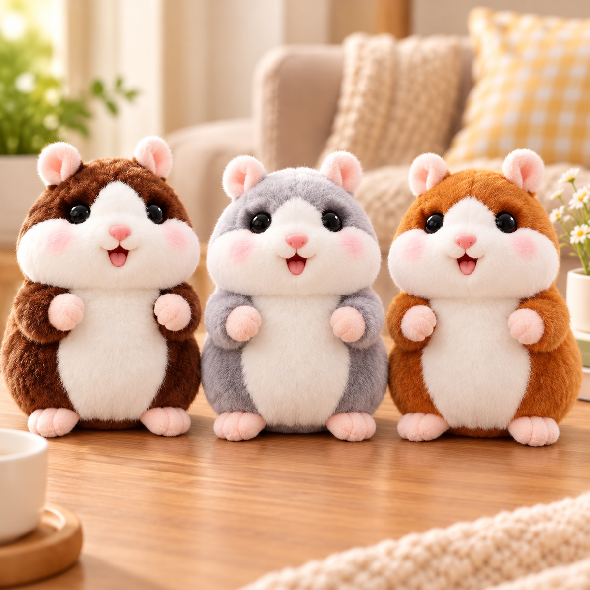 ✨Talking Hamster Plush – repeats whatever you say, auto head-shaking, hilarious fun for kids & adults.🎁