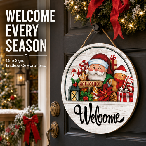 16 Pcs Interchangeable Welcome Sign for Front Door