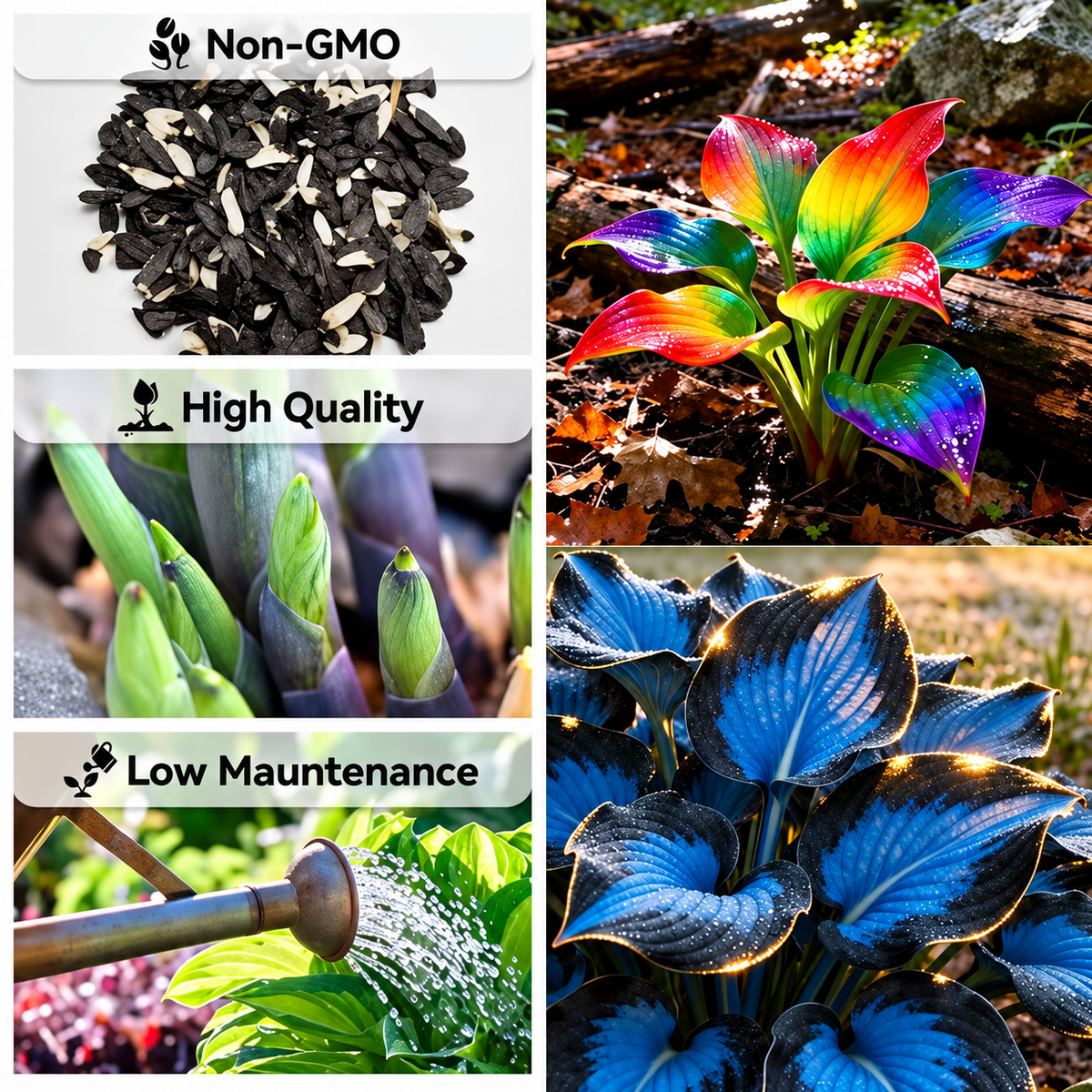 🔥Premium Rare Hosta Seeds🌿Shade-Tolerant Plant