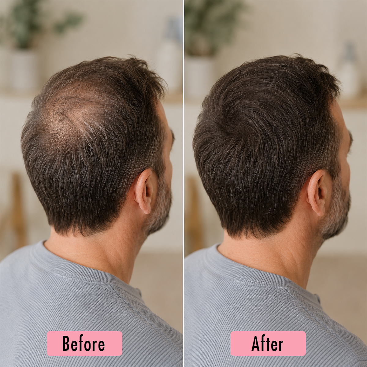 Men’s Hairline Powder for Root Touch Up & Volumizing Hair