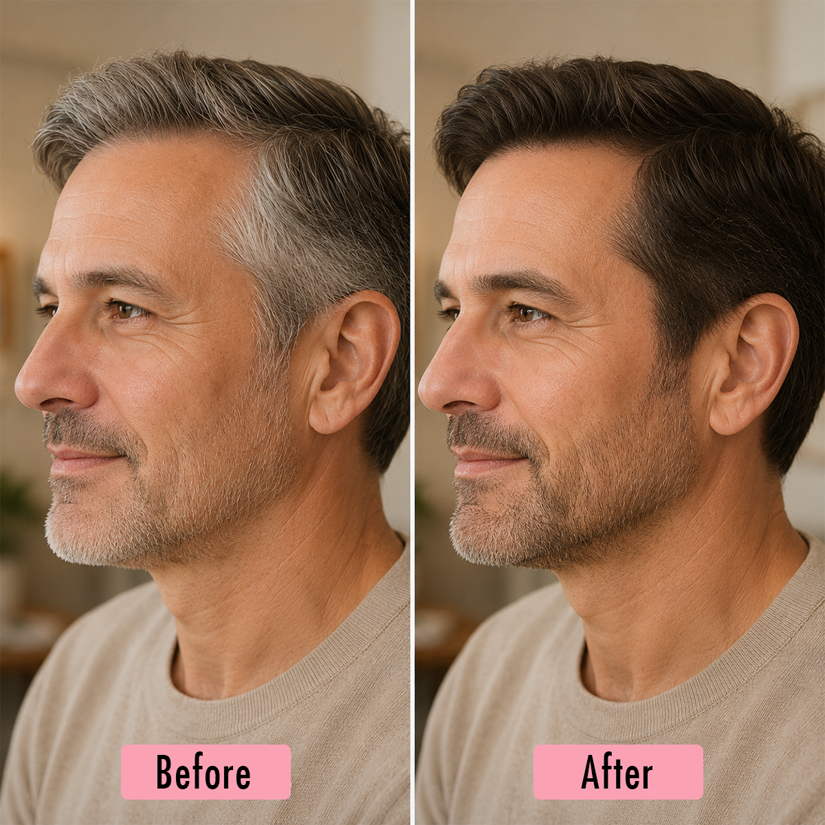 Men’s Hairline Powder for Root Touch Up & Volumizing Hair
