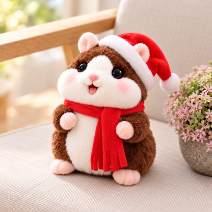 ✨Talking Hamster Plush – repeats whatever you say, auto head-shaking, hilarious fun for kids & adults.🎁