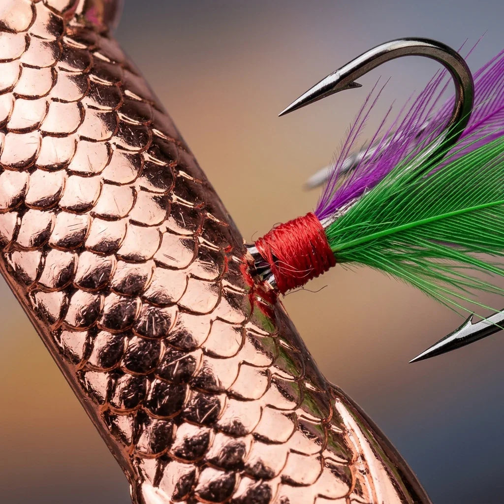 7pcs Spoon Spinner Fishing Lures for Bass Trout Freshwater Saltwater