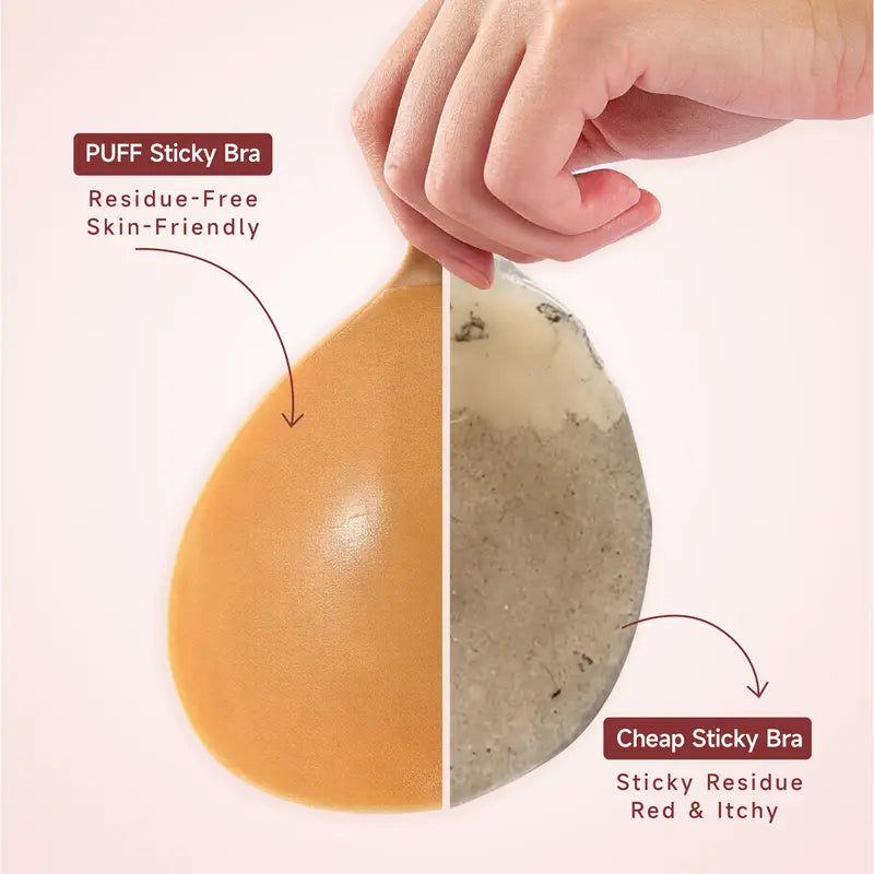 Silicone Invisible Sticky Bra Waterproof Reusable