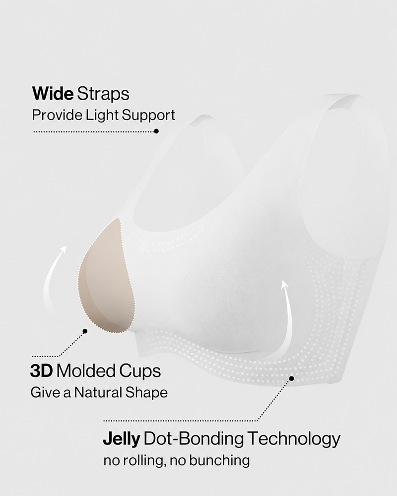 Seamless Wireless Full Coverage Bralette for Women