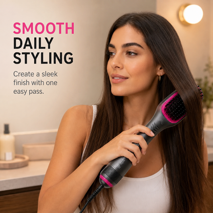One-Step Hair Dryer & Styler Brush
