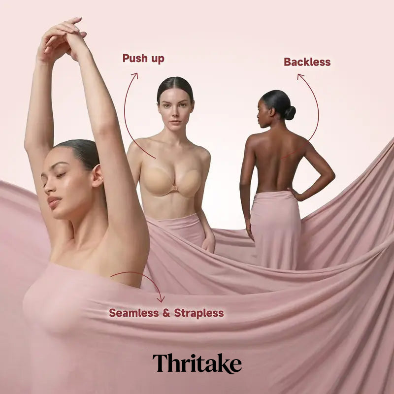 Silicone Invisible Sticky Bra Waterproof Reusable