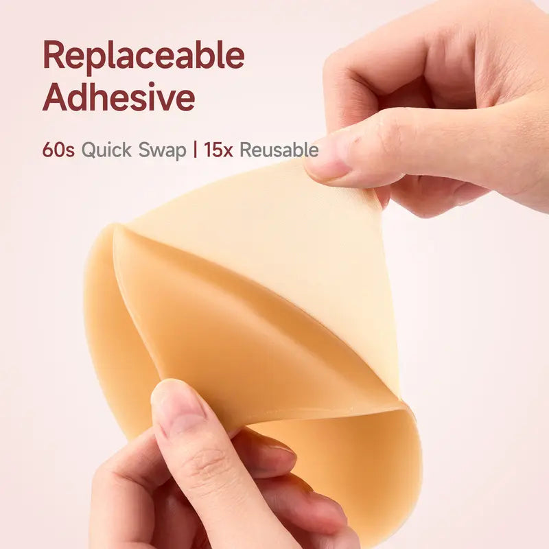 Silicone Invisible Sticky Bra Waterproof Reusable