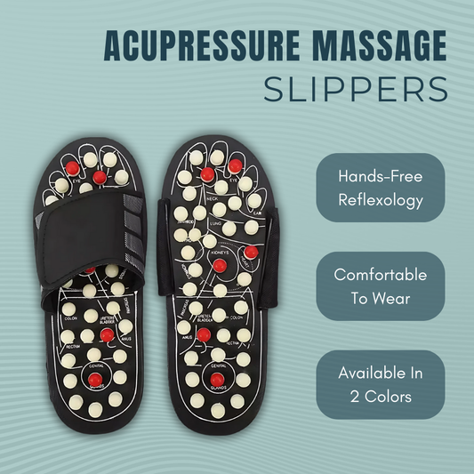 Reflexology Foot Massage Slippers – Acupressure Slides
