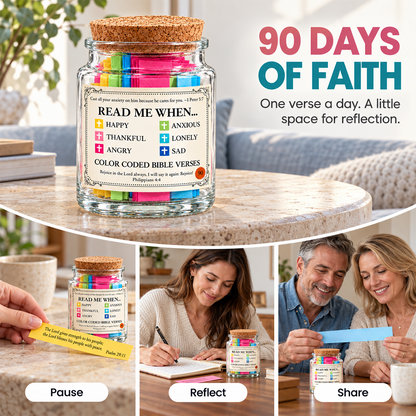 90 Day Bible Verses Jar
