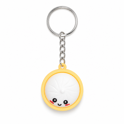 Cute Dumpling Fidget Keychain