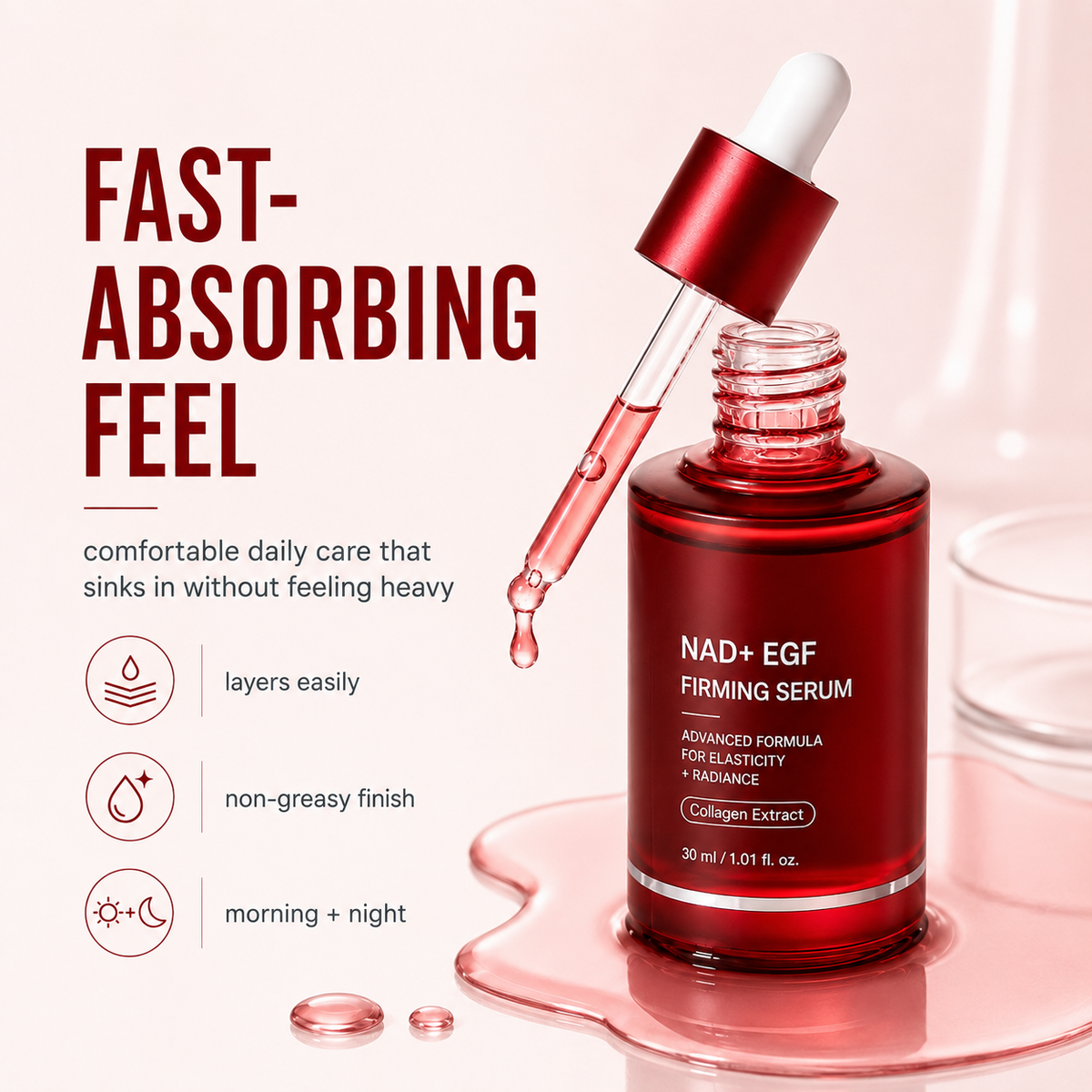 NAD+ EGF Collagen Firming Serum