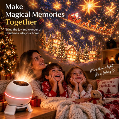 🎅 Turn Any Room Into a Christmas Wonderland – Holiday Projection Night Light