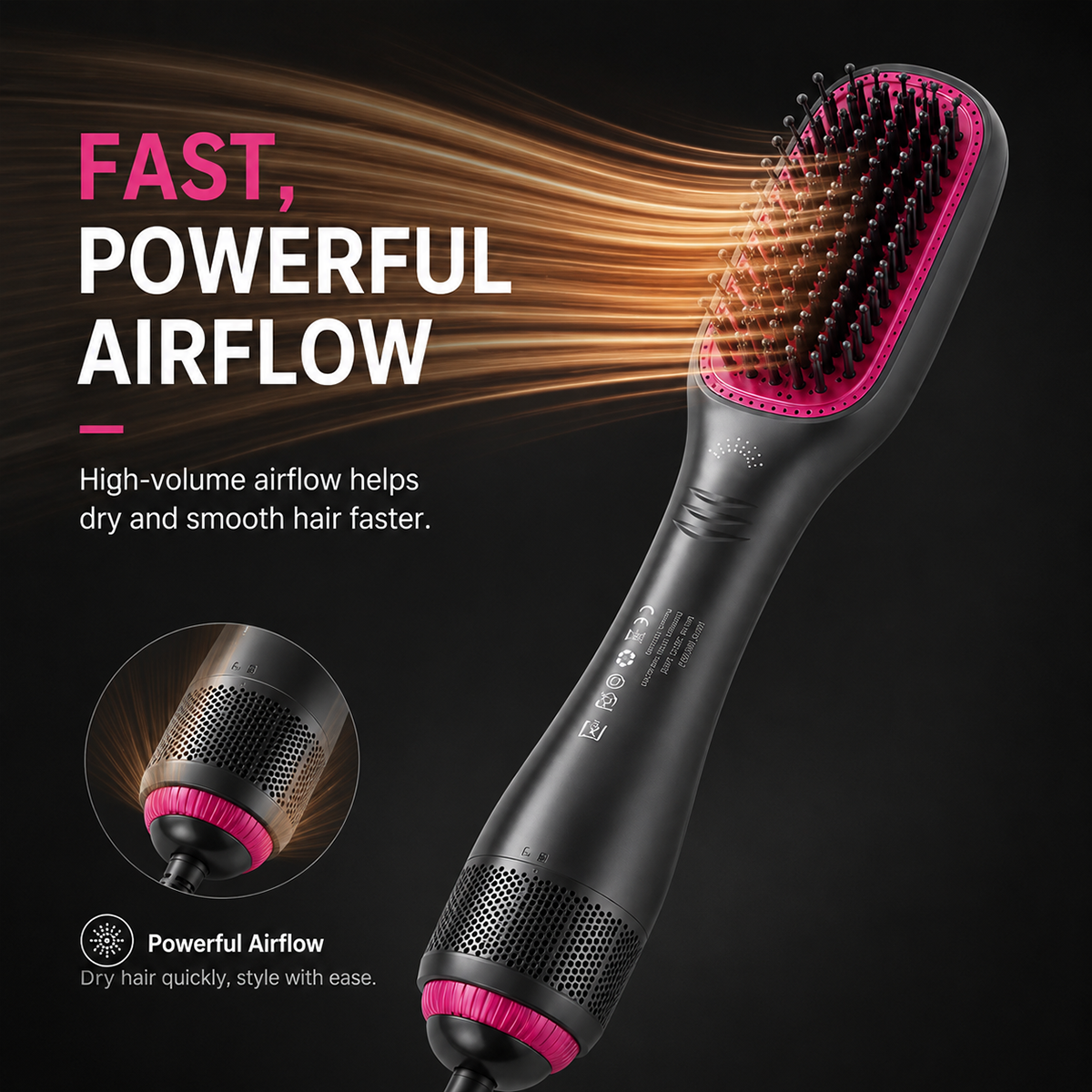 One-Step Hair Dryer & Styler Brush