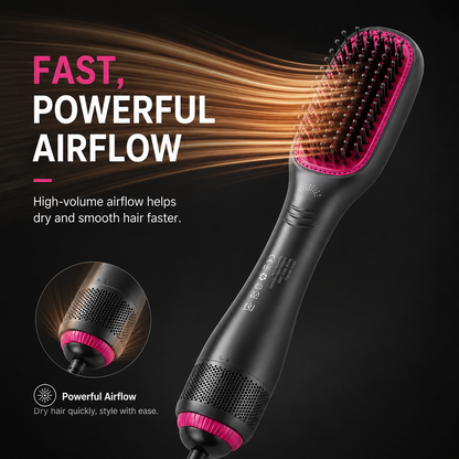 One-Step Hair Dryer & Styler Brush