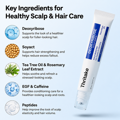 Deoxyribose Scalp Roll-On Serum with Rosemary & Caffeine