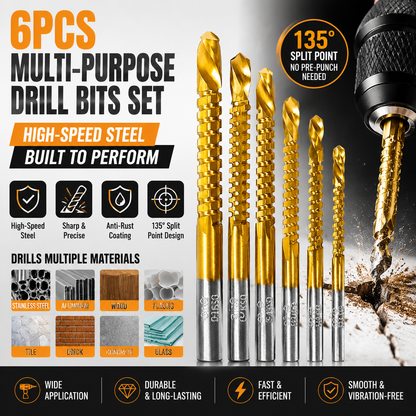 ✨6 Counts Metalworking Ldeal For Drilling