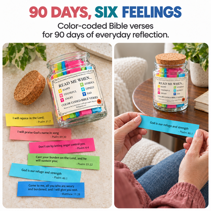 90 Day Bible Verses Jar