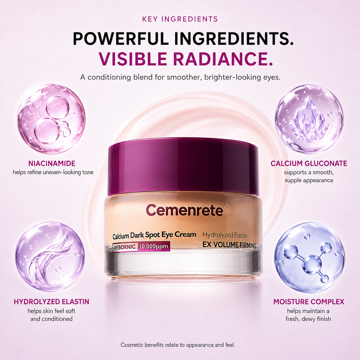 Cemenrete Calcium Dark Spot Eye Cream