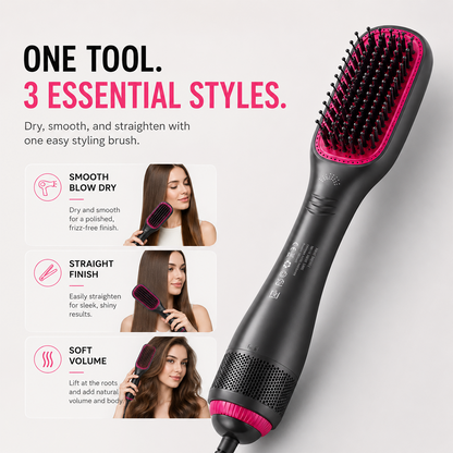 One-Step Hair Dryer & Styler Brush