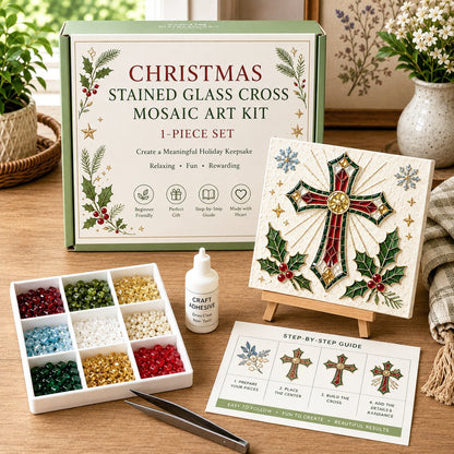 Nativity Sea Glass Art Kit – Beginner-Friendly ✨