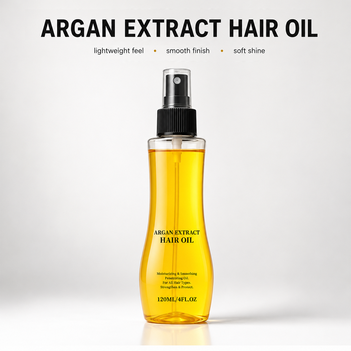 Natural Argan Coconut Rosemary Hair Oil Non Greasy
