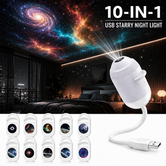 Plug-and-Play HD Star Projector