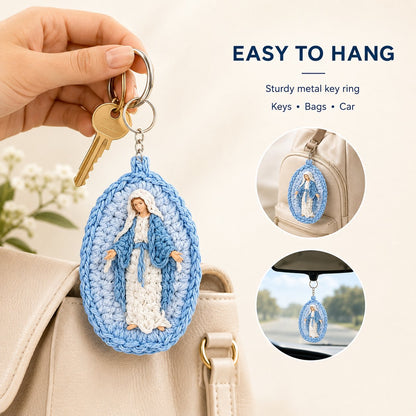Handmade Crochet Keychain 🧵🙏