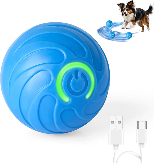 Interactive Automatic Dog Toy Ball – USB Rechargeable