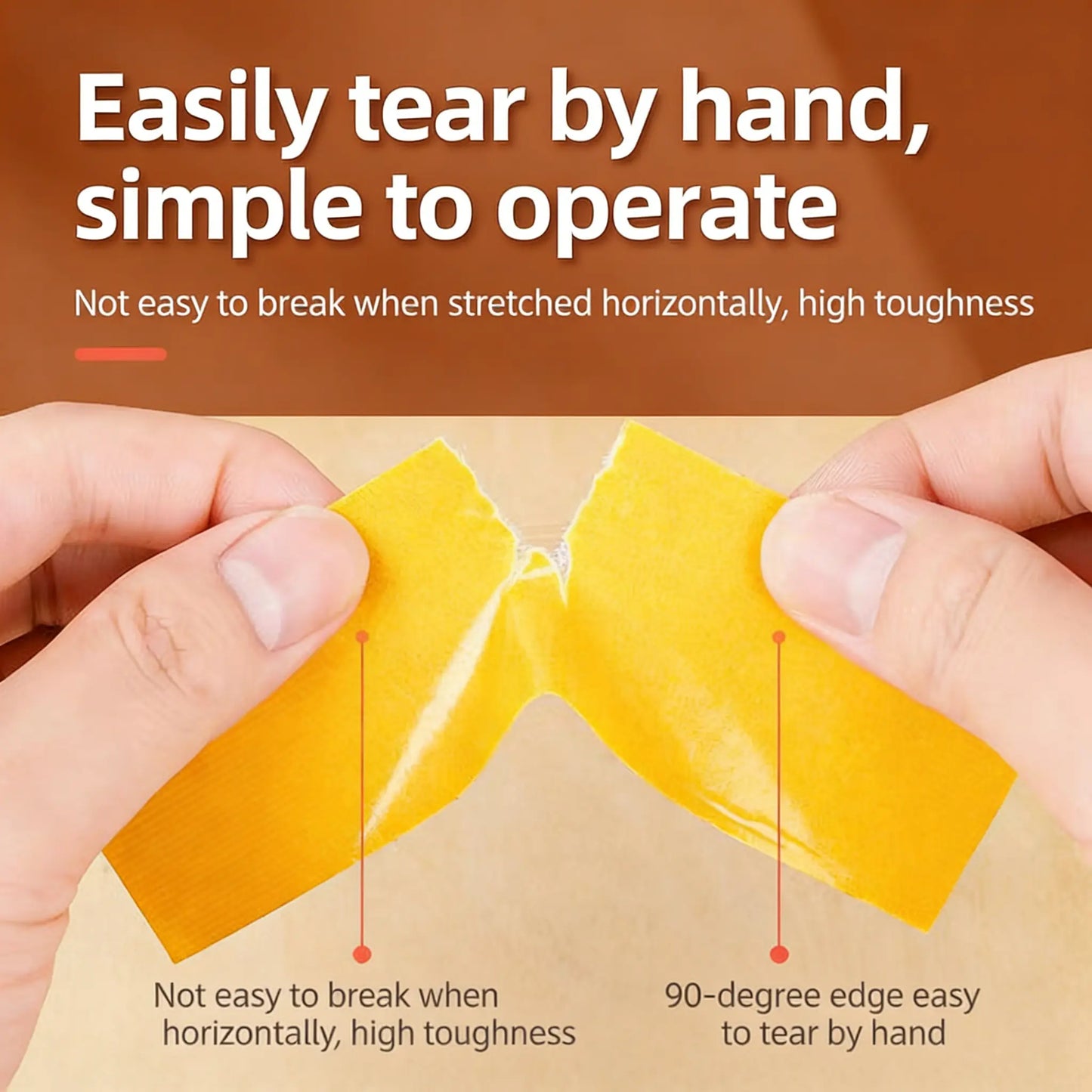 Heavy Duty Removable Double Sided Tape Waterproof No Residue