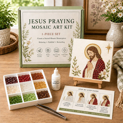 Nativity Sea Glass Art Kit – Beginner-Friendly ✨