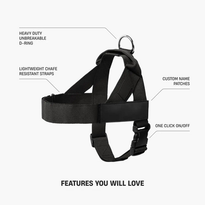 Adjustable No-Pull Dog Harness, Lightweight Comfort Harness for All Dogs