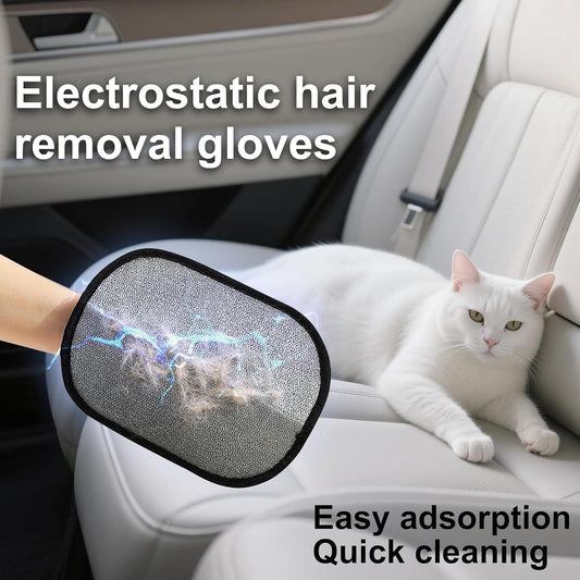 2PCS Efficient Pet Hair Removal Gloves – Ideal for Cats and Dogs