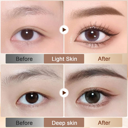 Long-lasting Waterproof Smudge-proof Liquid Eyebrow Gel/Tint(With Free Brush)
