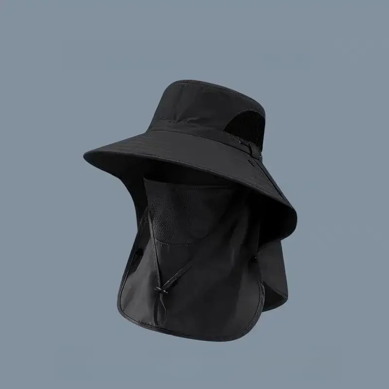 Summer Fisherman's Hat Detachable Outdoor Fishing Face Covering Neck Protection Sun Hat
