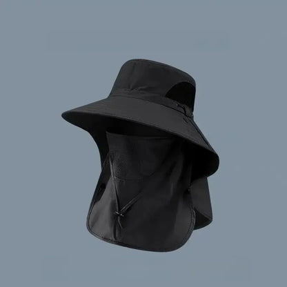 Summer Fisherman's Hat Detachable Outdoor Fishing Face Covering Neck Protection Sun Hat