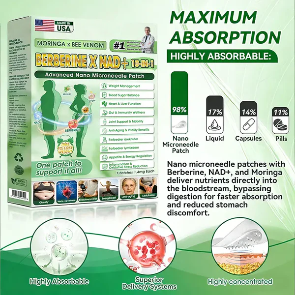 Botanical  Wellness Patch with Moringa & NAD+