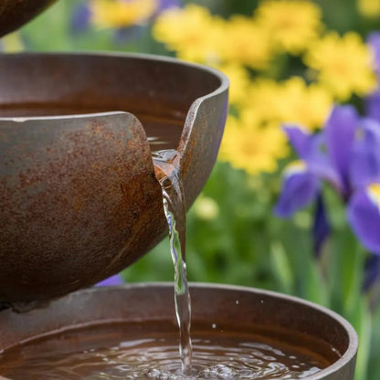 🌧️ Rain Catcher Self-Filling Bird Bath 🐦 Weatherproof Outdoor Garden Bird Water Bowl