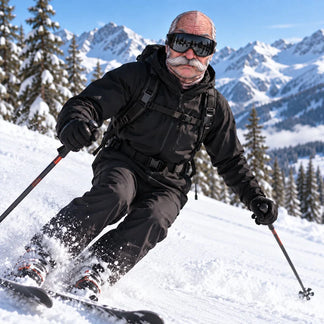 🎿 Realistic Face Balaclava – Funny Ski & Snowboard Mask for Cold Weather Adventures