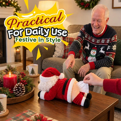 ✨🎁Funny Santa Butt Tissue Box Holder – Cheeky Christmas Decor & Gag Gift